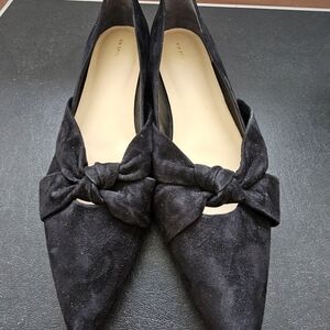 Vince Black Suede Women's Flats